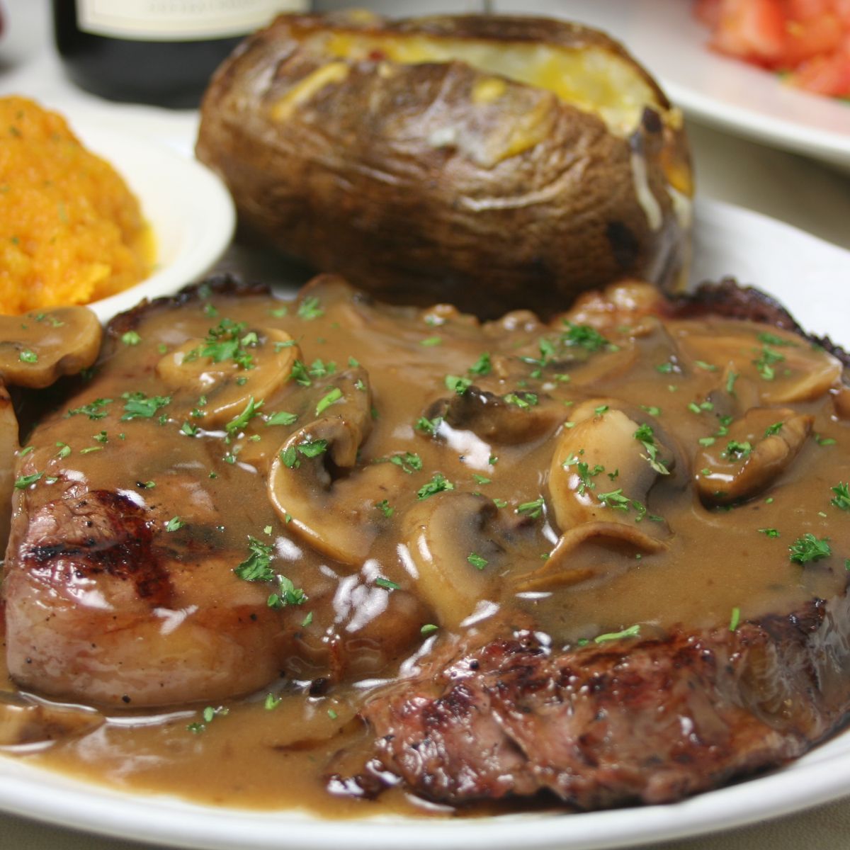 Mushroom Sauce steak