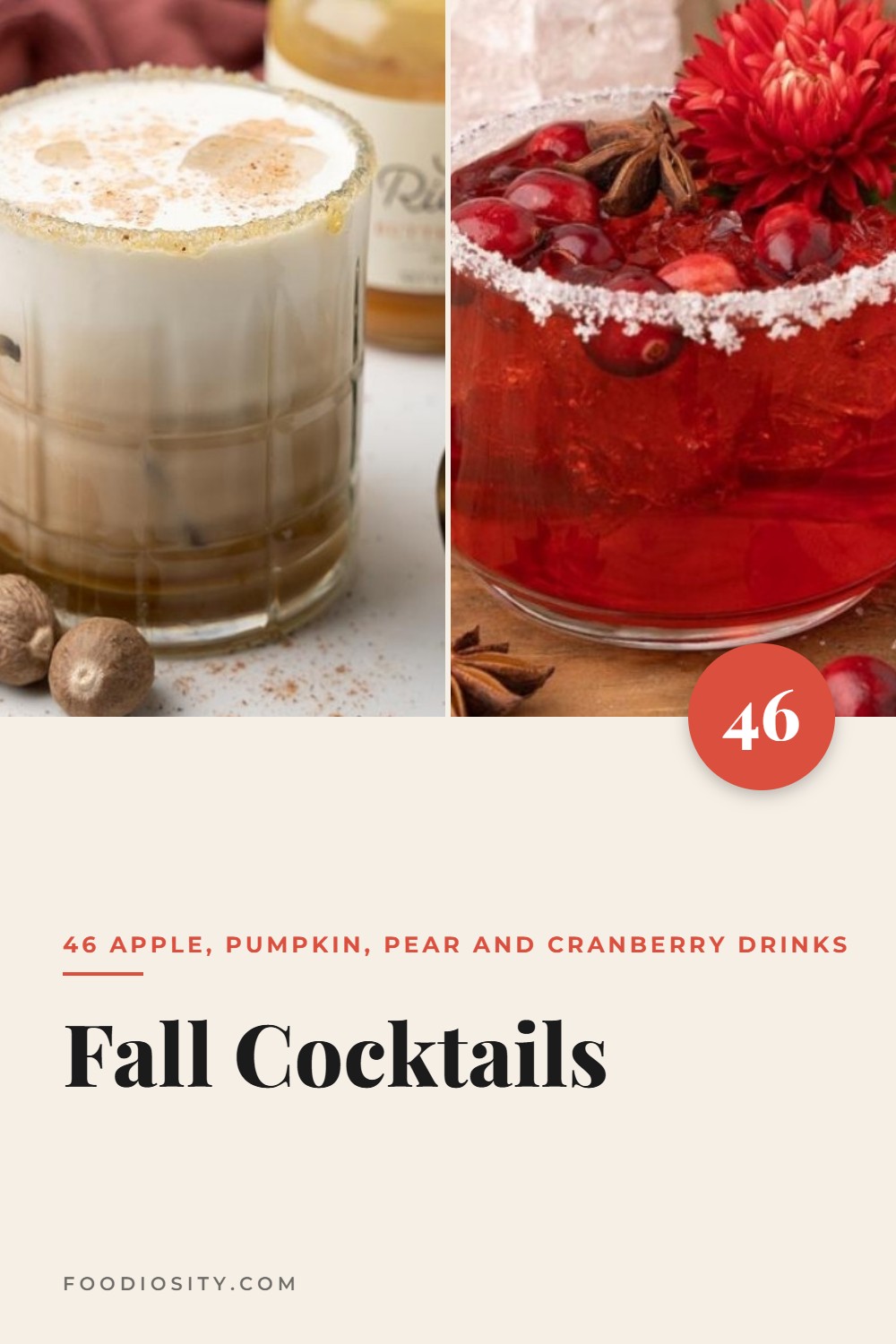 46 Fall Cocktails — Apple, Pumpkin, Pear and Cranberry Drinks