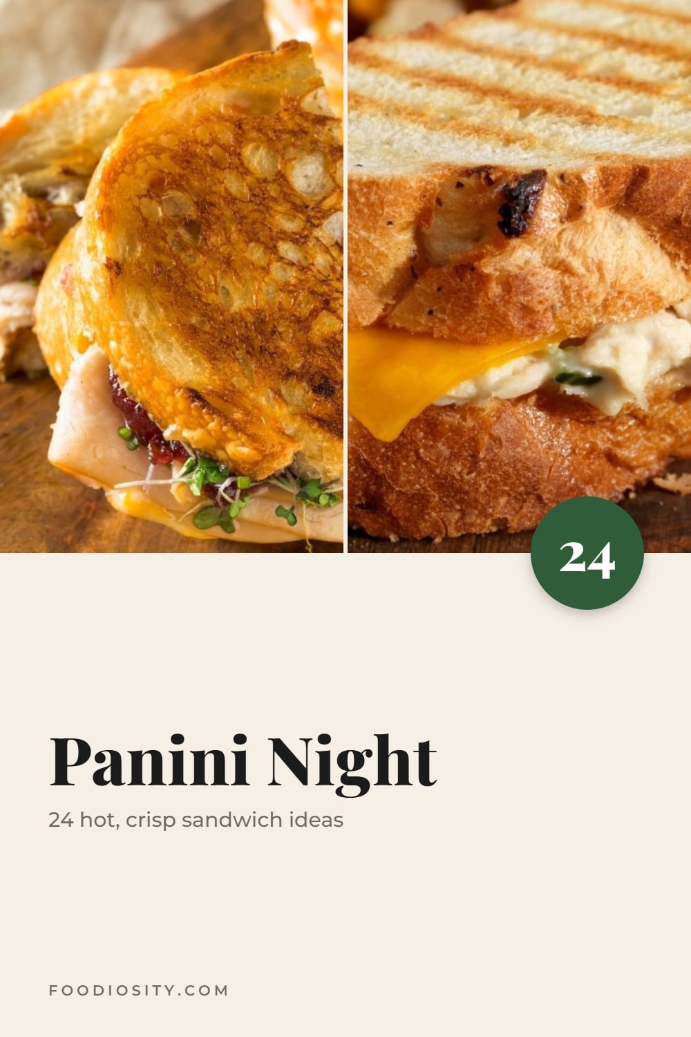 24 Panini Recipes &mdash; Caprese, Turkey Cranberry, Roast Beef Horseradish, Tuna Melt, BLT