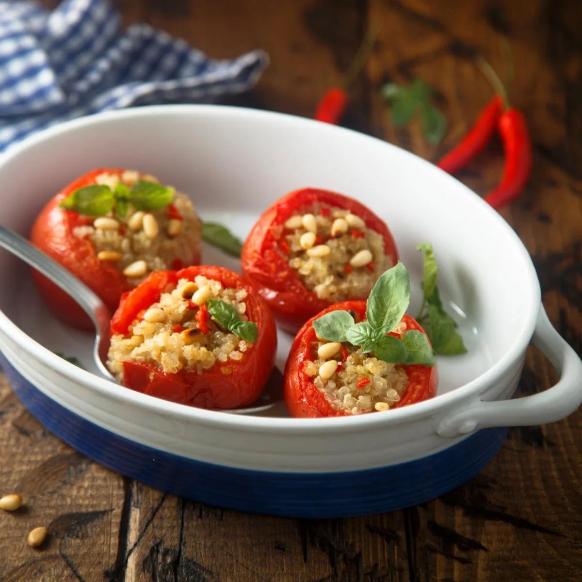 Stuffed Tomatoes with Quinoa