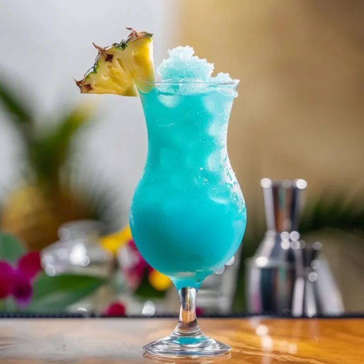 Blue Hawaiian Cocktail - Foodiosity