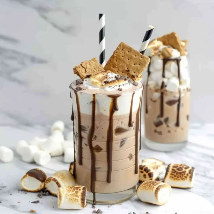 Boozy S'mores Milkshake