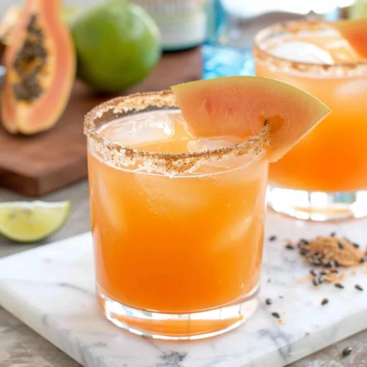 Papaya Blaze Margarita