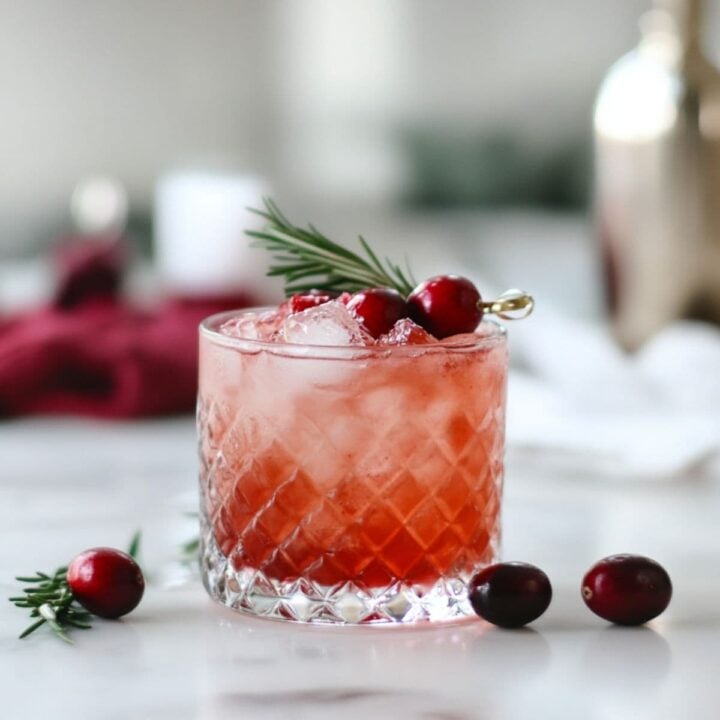 Cranberry Bourbon Smash