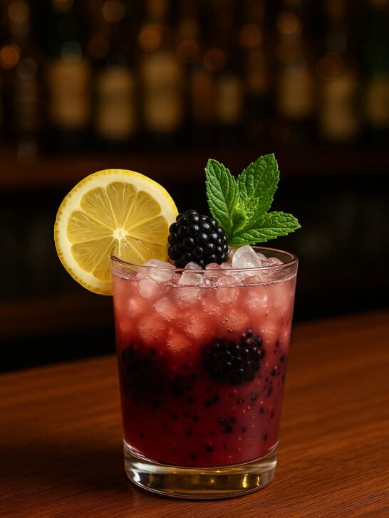 Spiked Blackberry Lemonade
