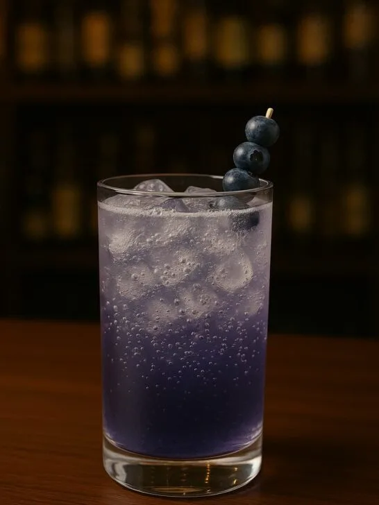 Blueberry Gin Fizz