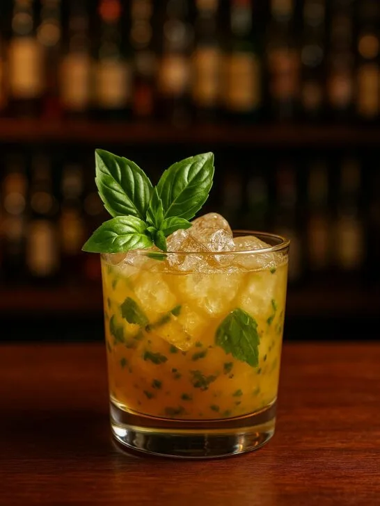 Bourbon Basil Smash