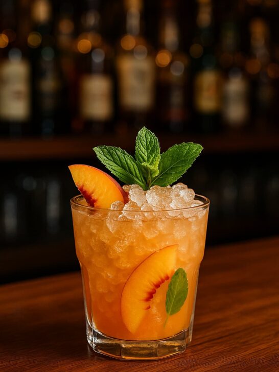 Bourbon Peach Smash