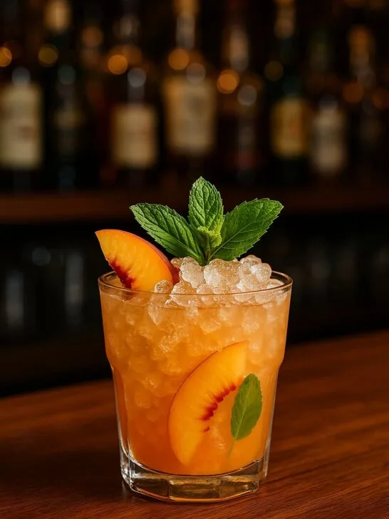 Bourbon Peach Smash