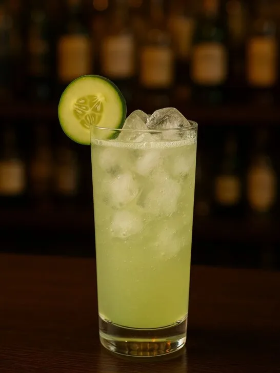 Cucumber Elderflower Fizz