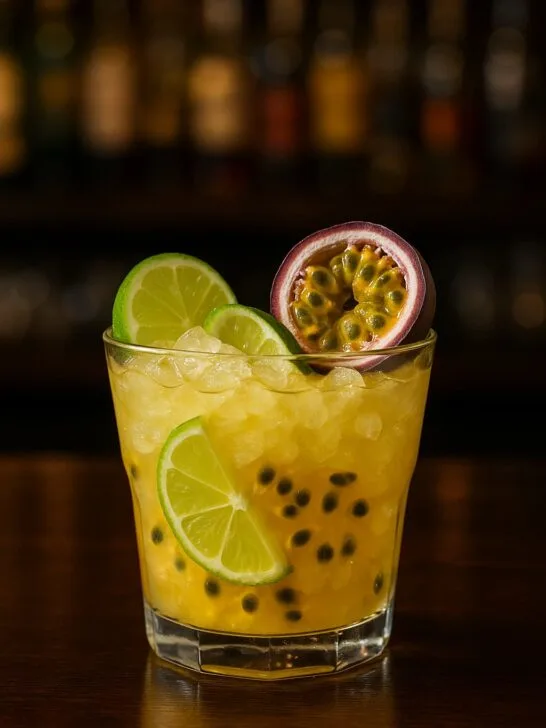 Passionfruit Caipirinha