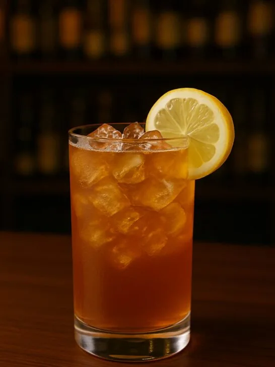 Peach Bourbon Iced Tea