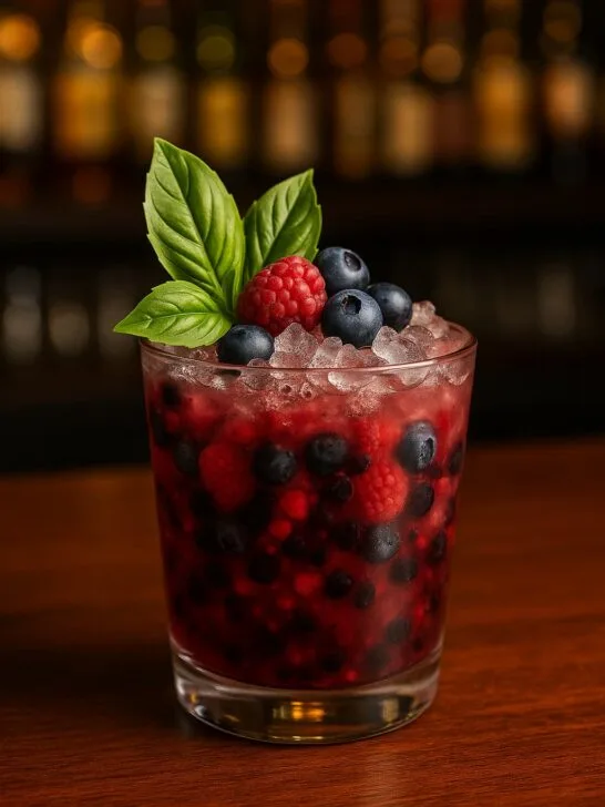 Basil Berry Smash