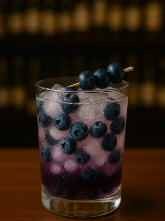Blueberry Vodka Fizz