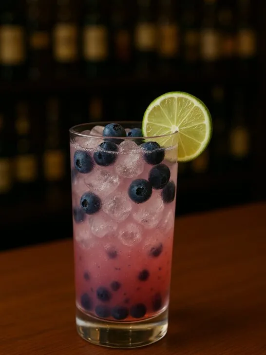 Blueberry Gin Spritz