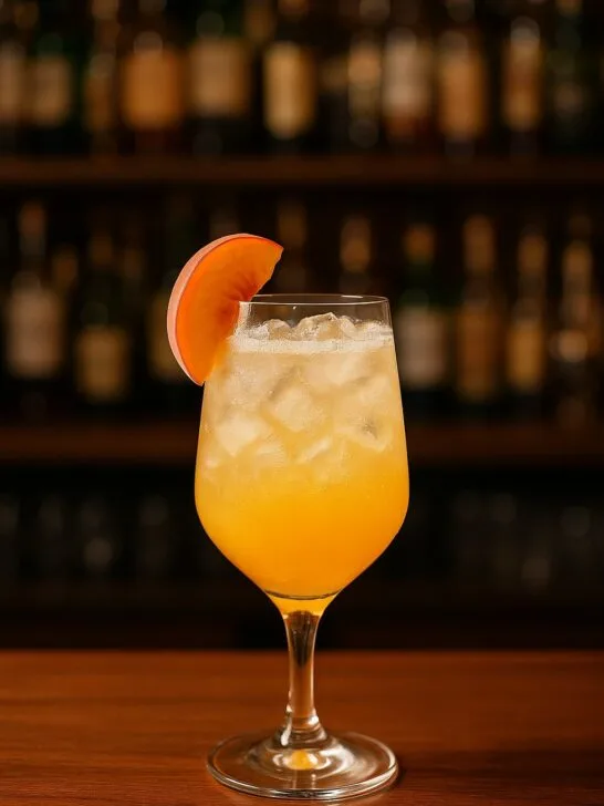 Peach Gin Cooler