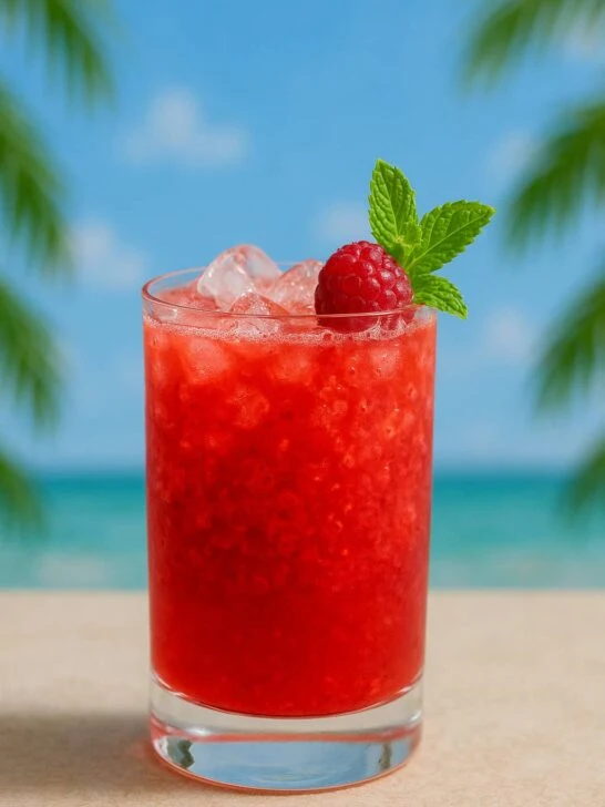 Raspberry Vodka Smash