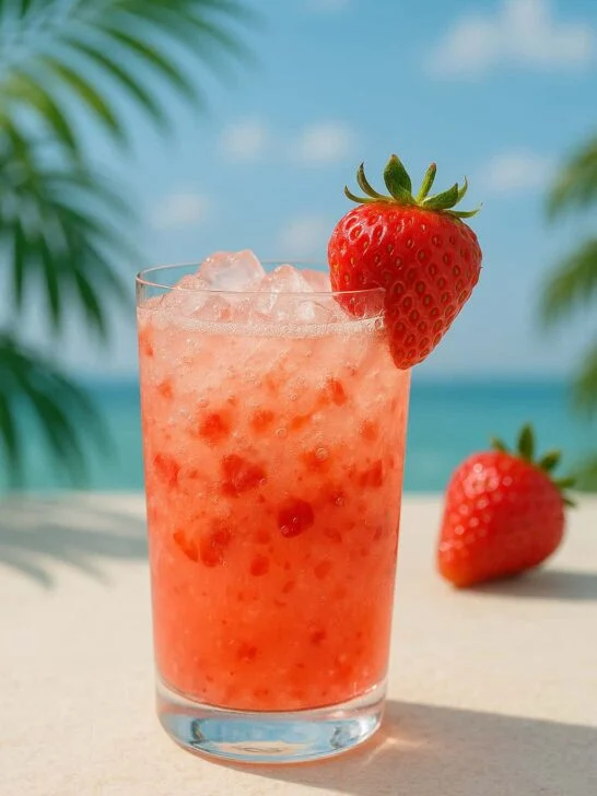 Strawberry Vodka Smash