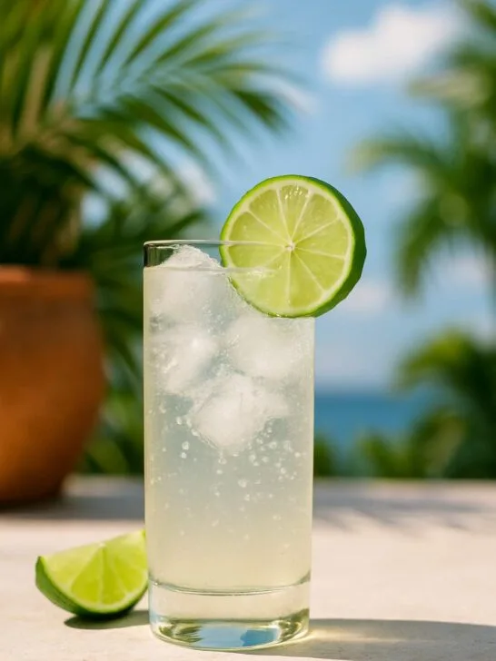 Gin Rickey (Light fizzy gin cocktail)