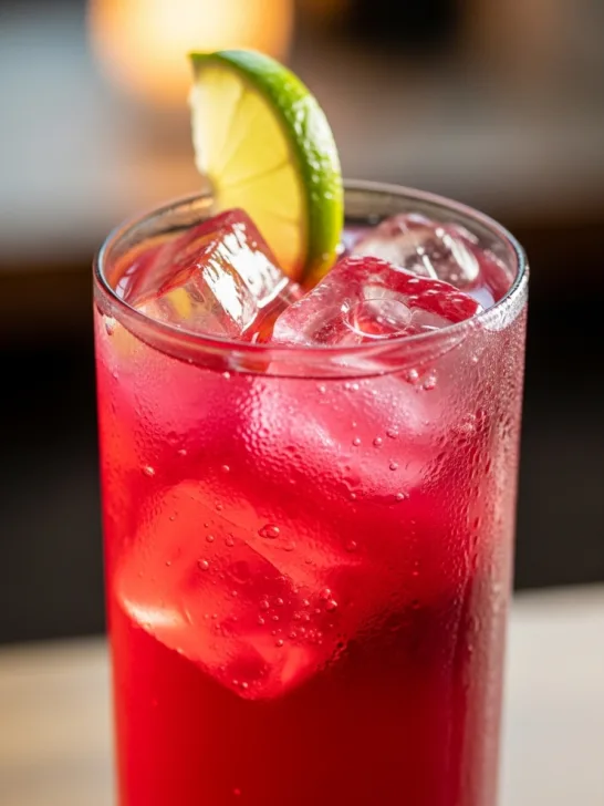 Classic Finnish Long Drink Cranberry Cocktail