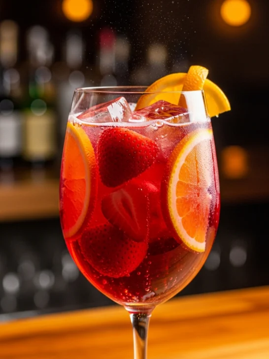 Sparkling Cranberry Sangria