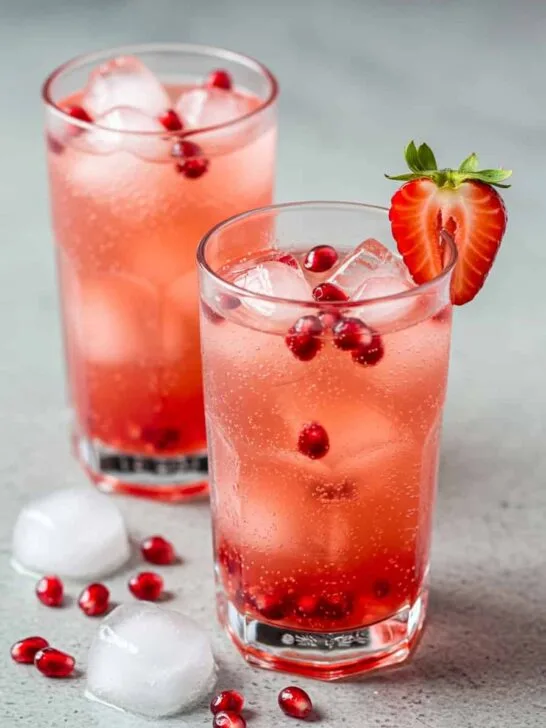 Strawberry Pomegranate Long Drink