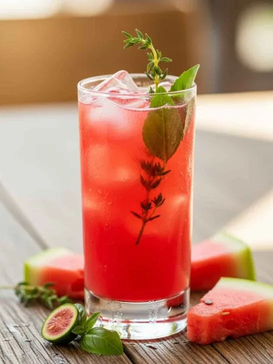 Watermelon Long Island with Herbs