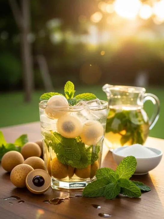 Longan Mint Iced Tea