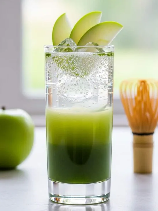 Apple Matcha Fizz