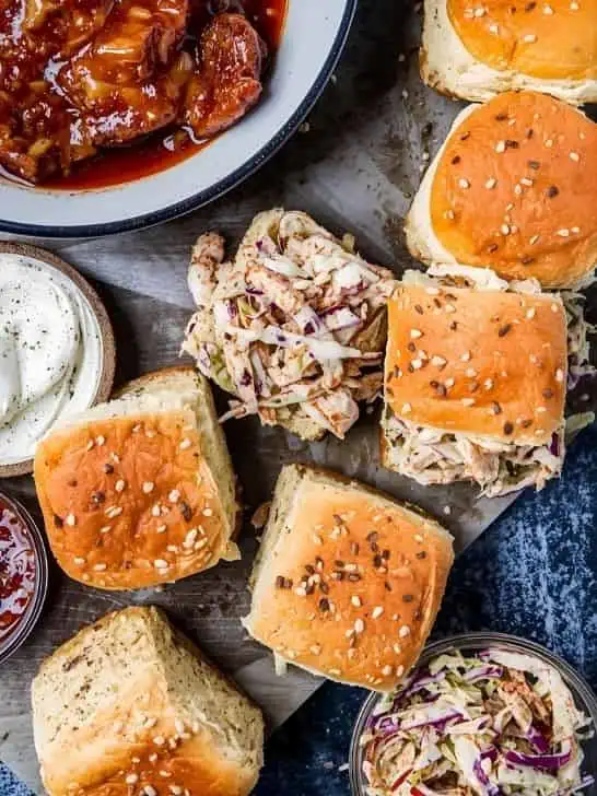 BBQ Chicken Sliders