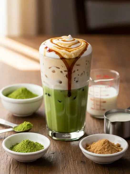 Brown Sugar Matcha Cold Foam