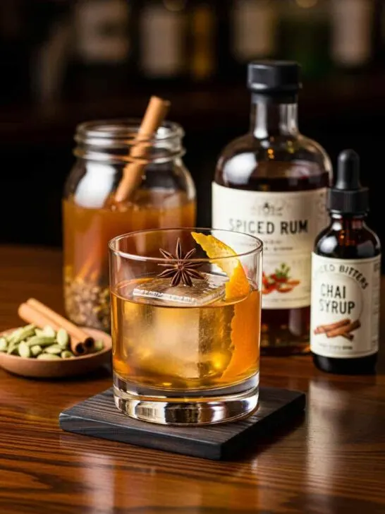 Chai Rum Old Fashioned