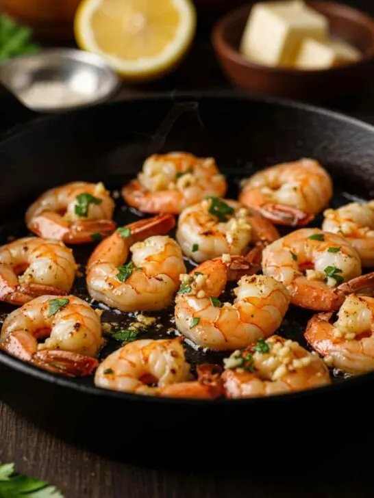 Garlic Butter Keto Shrimp