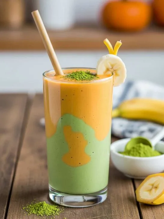 Pumpkin Matcha Smoothie