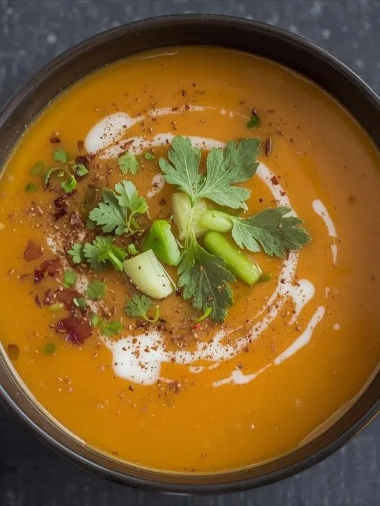 Spiced Carrot and Ginger Soup