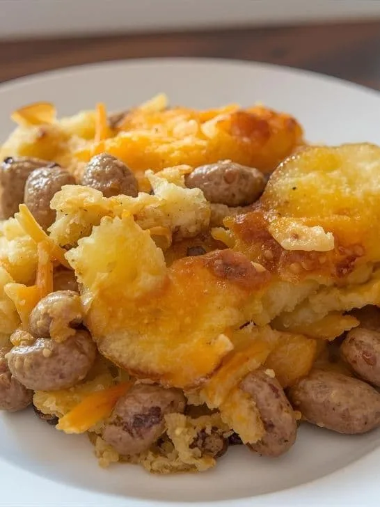 Breakfast Casserole Christmas with Hash Browns