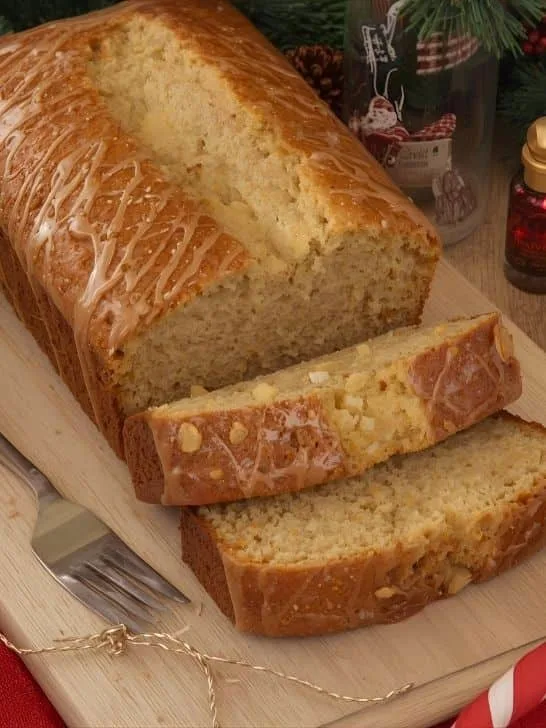 Christmas Eggnog Bread