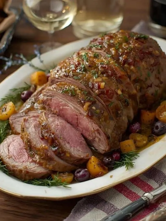 Christmas Lamb - Dijon and Thyme