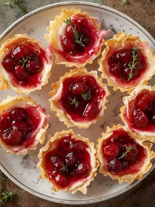 Classic Cranberry Brie Bites