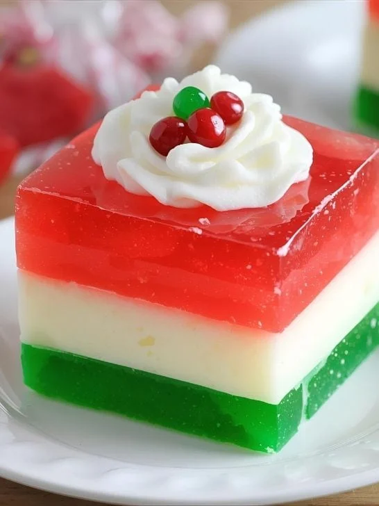 Classic Layered Christmas Jello