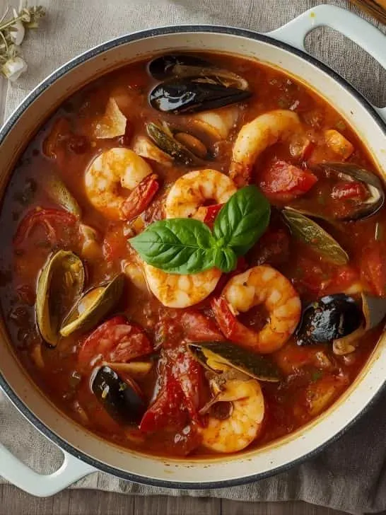 Classic Seafood Cioppino