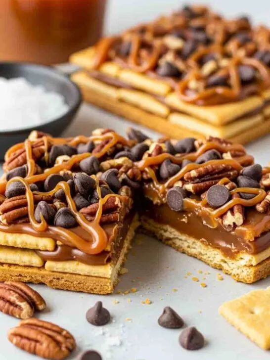 Crack Dessert with Caramel