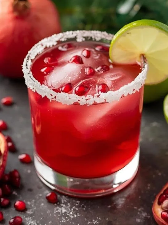 Holiday Margarita with Pomegranate