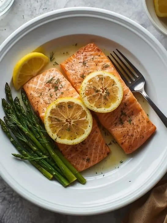 Lazy Winter Recipes - Baked Salmon with Lemon