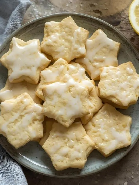 Shortbread Cookies Christmas - Lemon Version