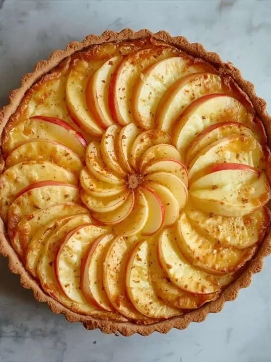 Tarte Aux Pommes Normande