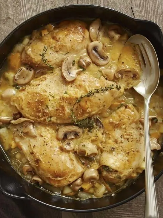 Winter Casserole Recipes Chicken - Mushroom and Thyme