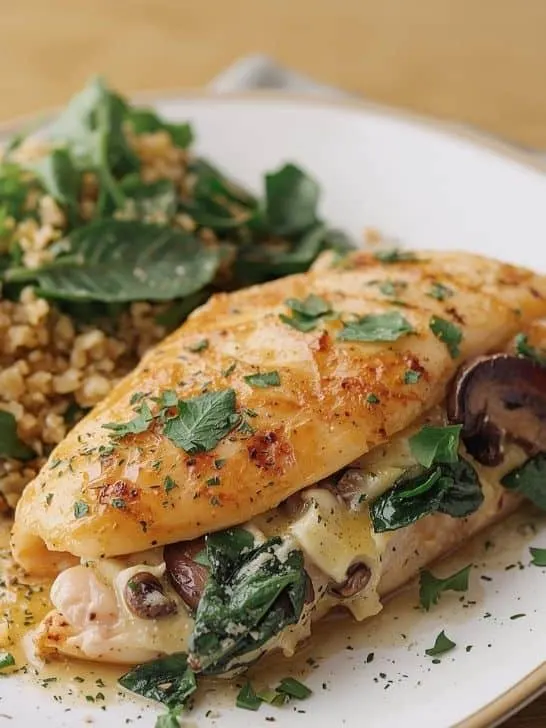 Winter Chicken Recipes for Dinner - Stuffed Chicken Breast