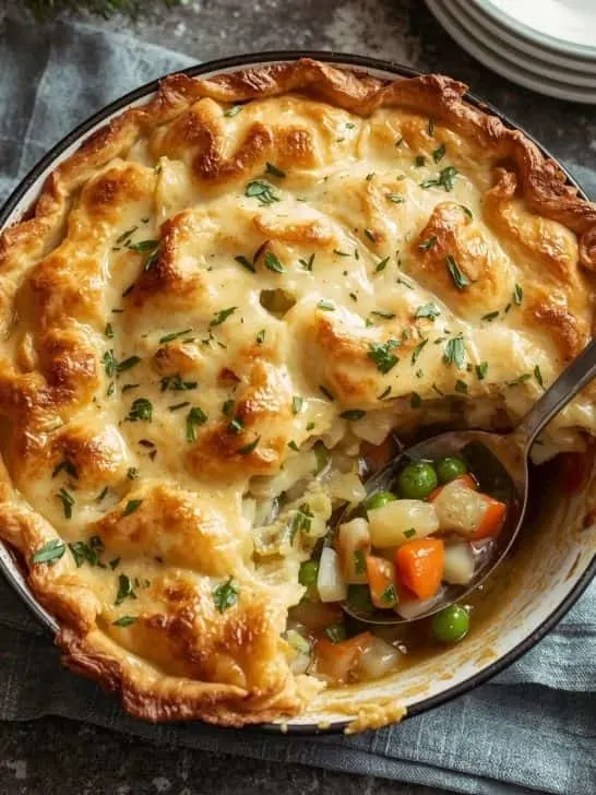 Winter Comfort Food Vegetarian - Vegetable Pot Pie
