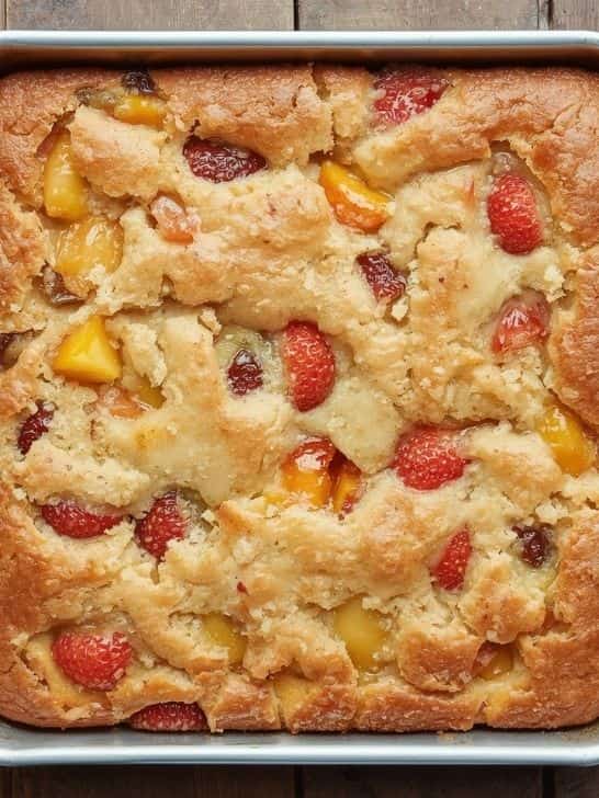 Old‑Fashioned Fruit Cocktail Sheet Cake